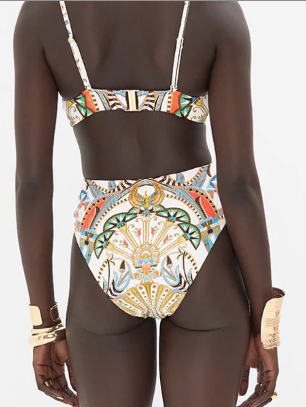 New Camilla Valley OF The Queens Bikini Set 2 PC Set Swimsuit Size XS Crystal - Picture 3 of 13